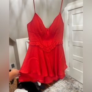Blush Boutique Red Romper